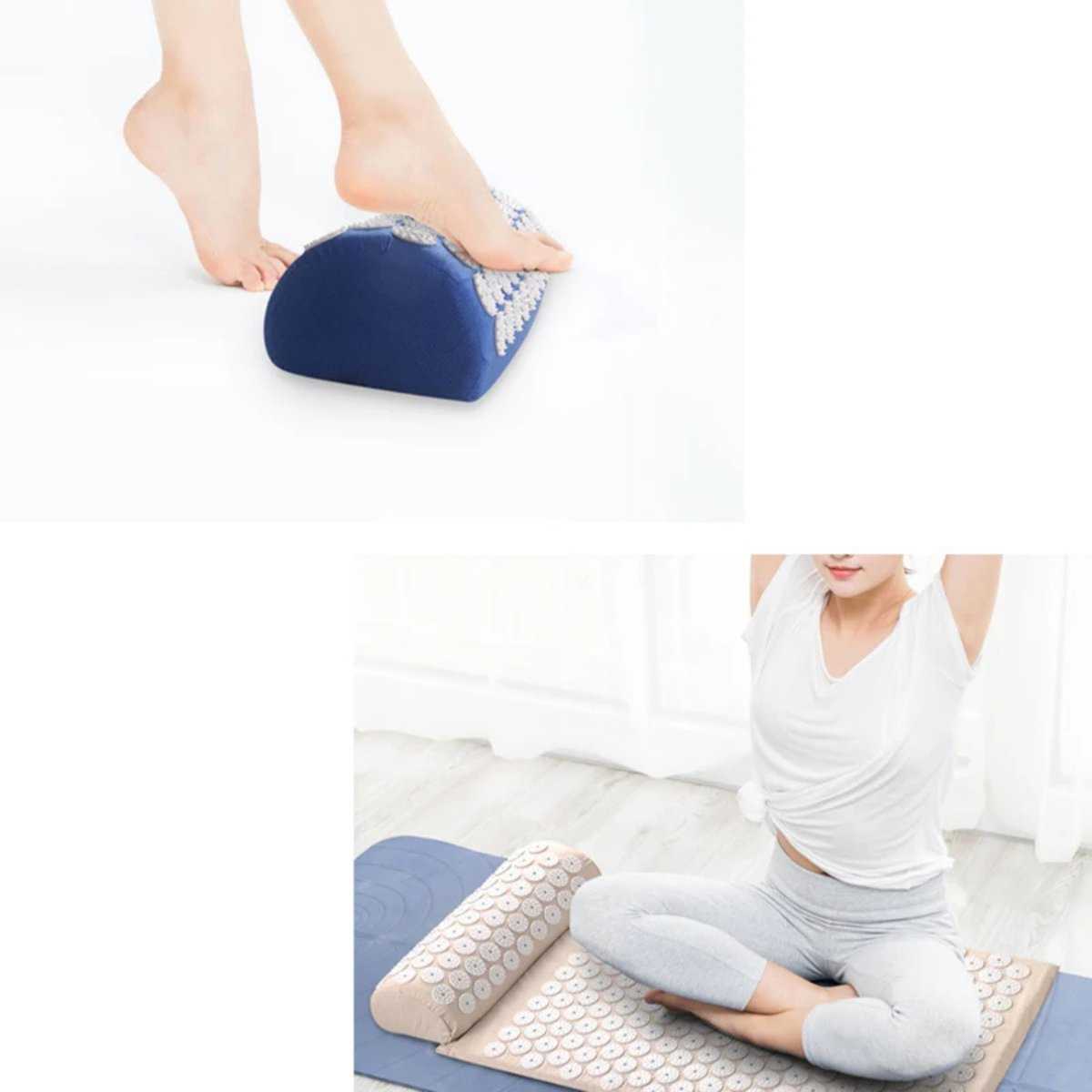 Tapis acupression de massage violet en kit Tapis acupression de massage violet en kit