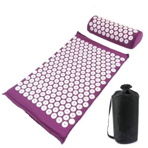 tapis acupression pour massage et yoga que ce soit pour cou,dos ou pieds. Profitez de notre ensemble tapis et oreiller pour maximisez votre relaxtion.