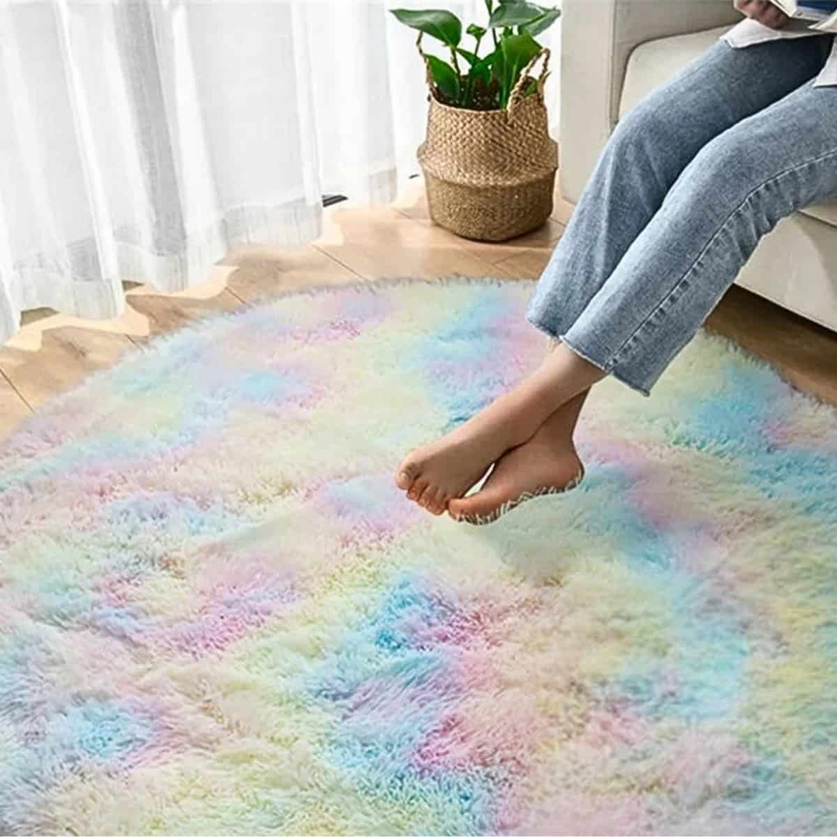 Tapis chambre moelleux en peluche Tapis chambre moelleux en peluche