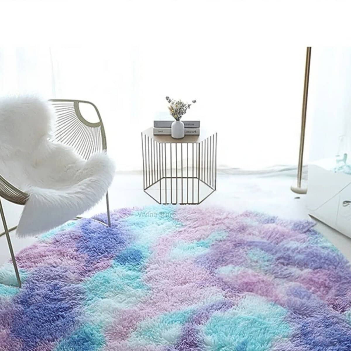 Tapis chambre moelleux en peluche Tapis chambre moelleux en peluche