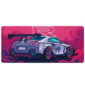 tapis de souris XXL grand format fabriqué en caoutchouc durab. Son design sportif et ses fonctions antidérapantes, imperméables et lavables en font un tapis de souris parfait.