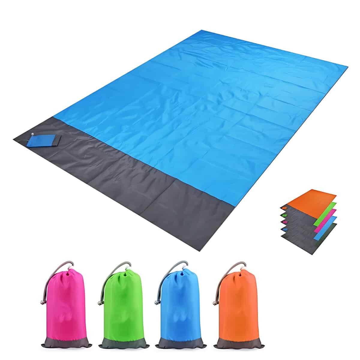 Tapis plage imperméable et anti-sable coloré Tapis plage imperméable et anti-sable coloré