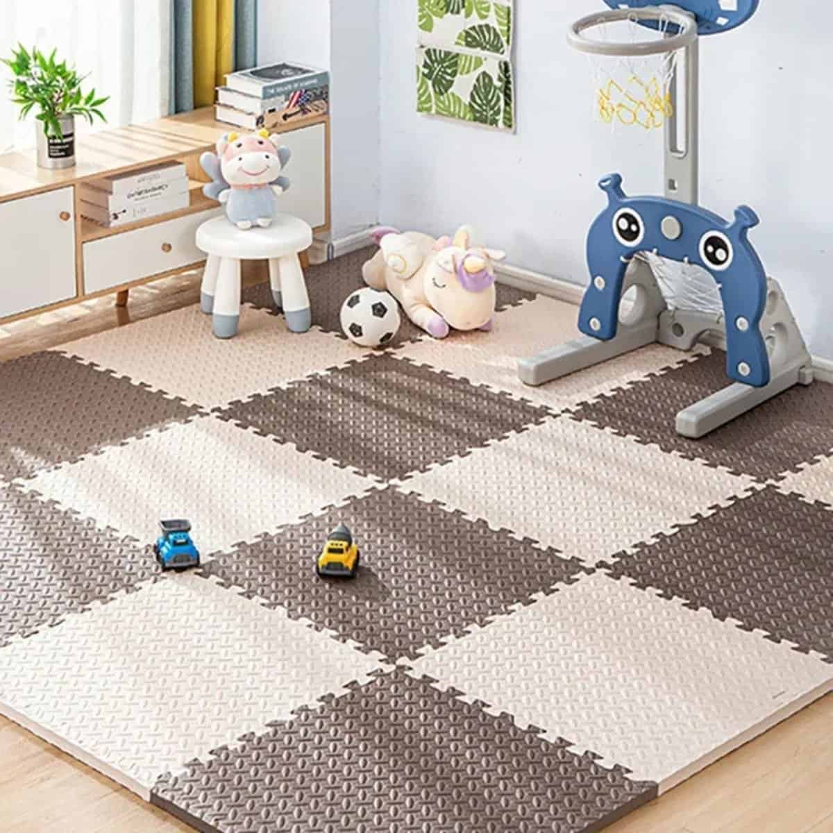 Tapis puzzle à couleurs unies Tapis puzzle à couleurs unies