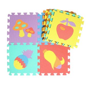 tapis puzzle en mousse aux motifs éducatifs avec chiffres, lettres ou animaux. Disponible en 10 pièces, protéger et éduquer vos enfants rien qu'avec nos tapis !