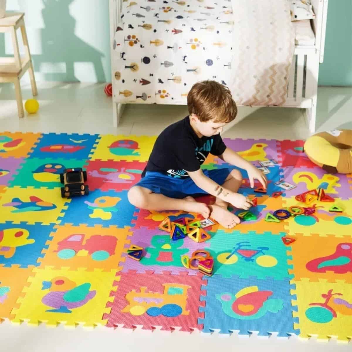 Tapis puzzle éducatif pour bébé et enfant Tapis puzzle éducatif pour bébé et enfant