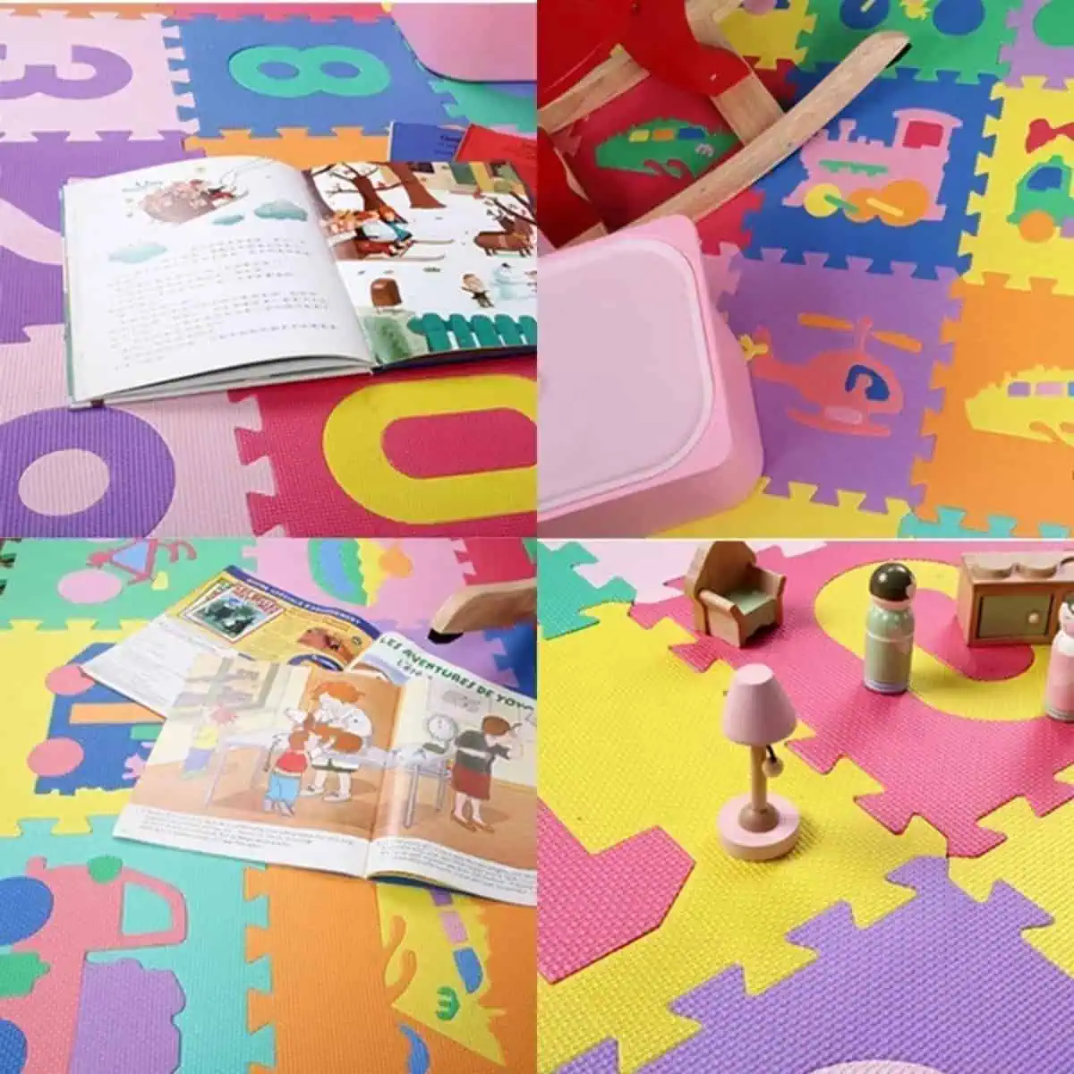 Tapis puzzle éducatif pour bébé et enfant Tapis puzzle éducatif pour bébé et enfant