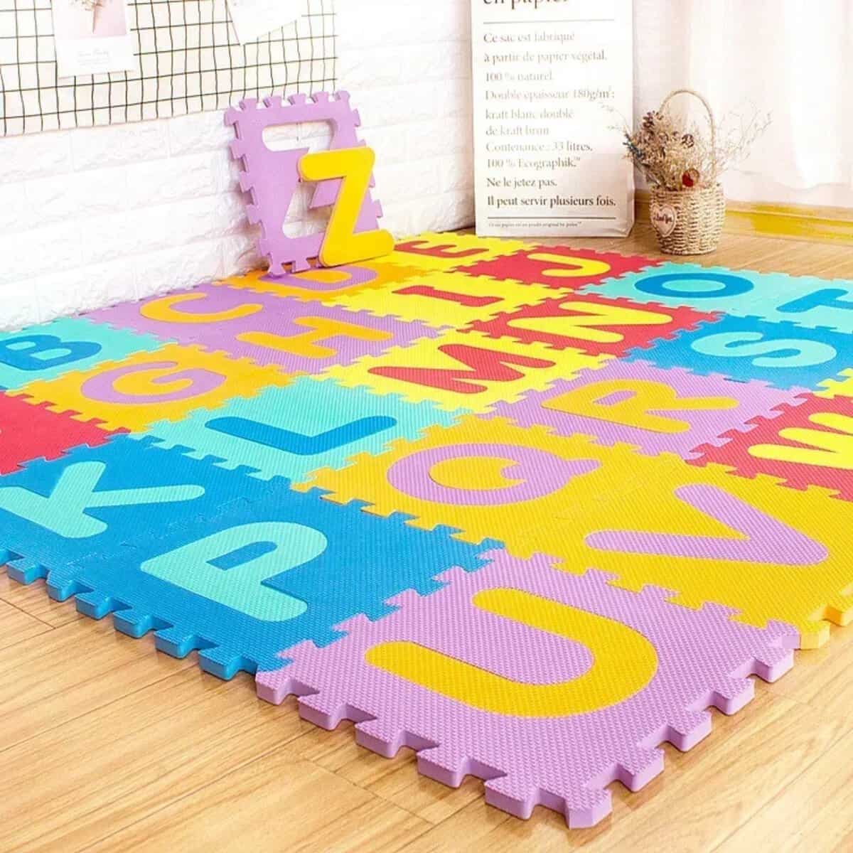 Tapis puzzle éducatif pour bébé et enfant Tapis puzzle éducatif pour bébé et enfant