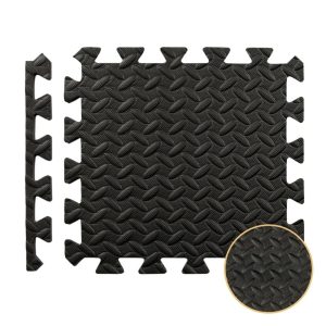 tapis puzzle en mousse antidérapant pour exercice et jeux. Insonorisés et résistants à la chaleur, parfait pour de multiples usages.