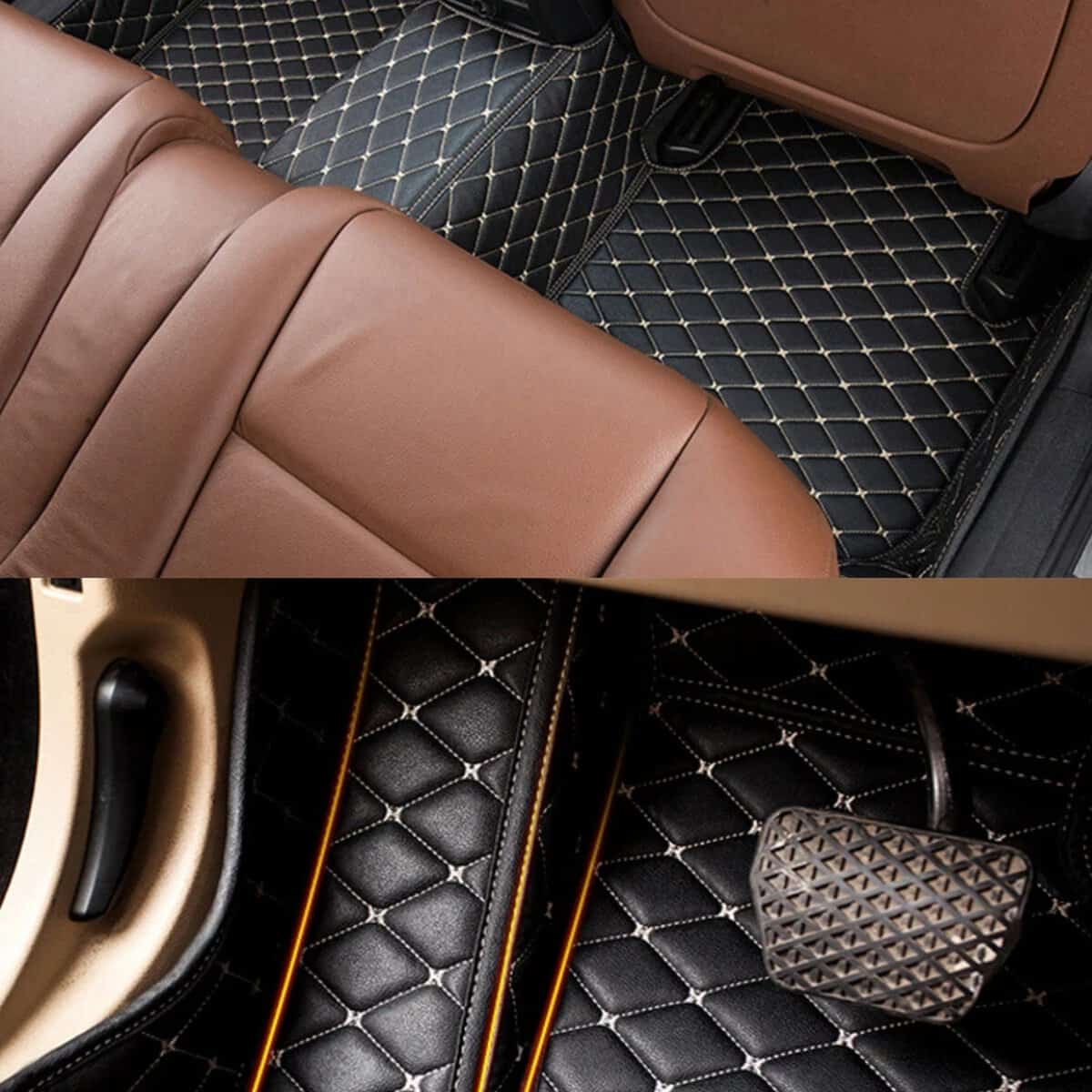 Tapis voiture classe avec design carreaux Tapis voiture classe avec design carreaux