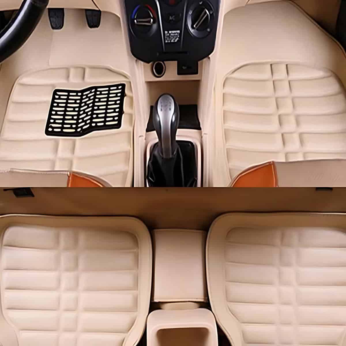 Tapis voiture en kit complet 5 pièces design Tapis voiture en kit complet 5 pièces design