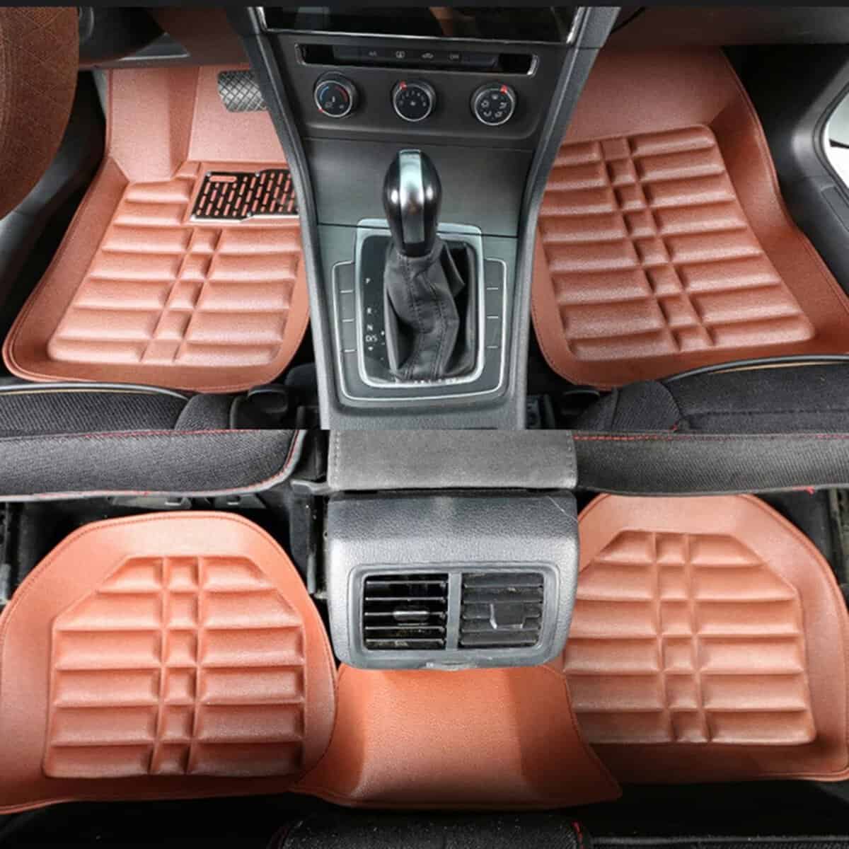 Tapis voiture en kit complet 5 pièces design Tapis voiture en kit complet 5 pièces design
