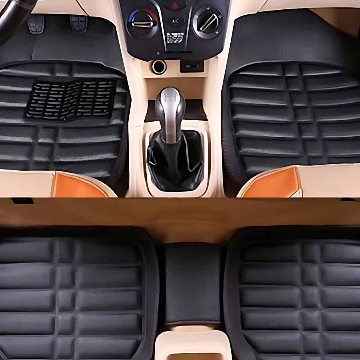 Tapis voiture en kit complet 5 pièces design Tapis voiture en kit complet 5 pièces design