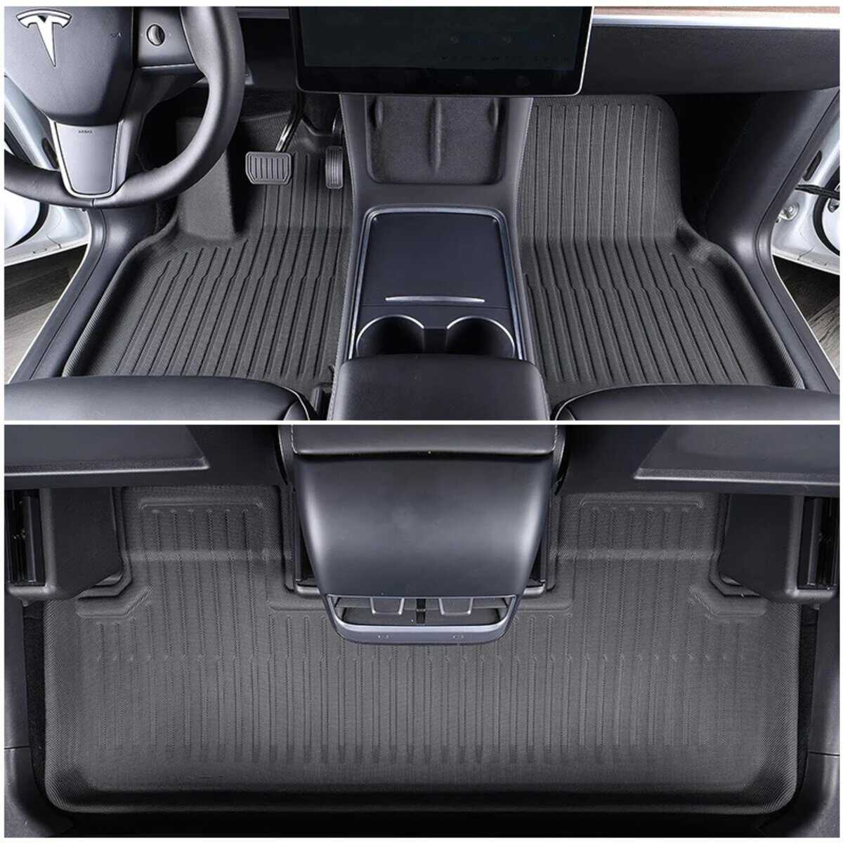 Tapis voiture spécial pour Tesla model Y kit complet Tapis voiture spécial pour Tesla model Y kit complet