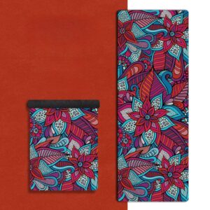 tapis de gym antidérapant, avec son design coloré et vibrant, est parfait pour égayer vos séances d’entraînement. Il offre une surface antidérapante pour une adhérence optimale, garantissant une sécurité maximale pendant vos exercices. Fabriqué en caoutchouc naturel de haute qualité, ce tapis est durable et résistant à l'usure, assurant une longue durée de vie même avec une utilisation intensive. Facile à nettoyer, il maintient une hygiène parfaite. Ses dimensions généreuses de 183 cm x 61 cm offrent un excellent amorti et un confort supérieur, protégeant vos articulations pendant vos séances de yoga, pilates ou étirements.
