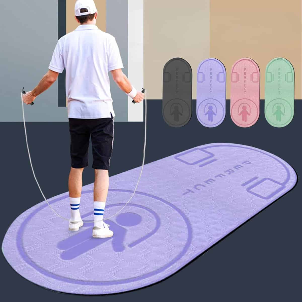 Tapis de gym coordonnant et silencieux Tapis de gym coordonnant et silencieux