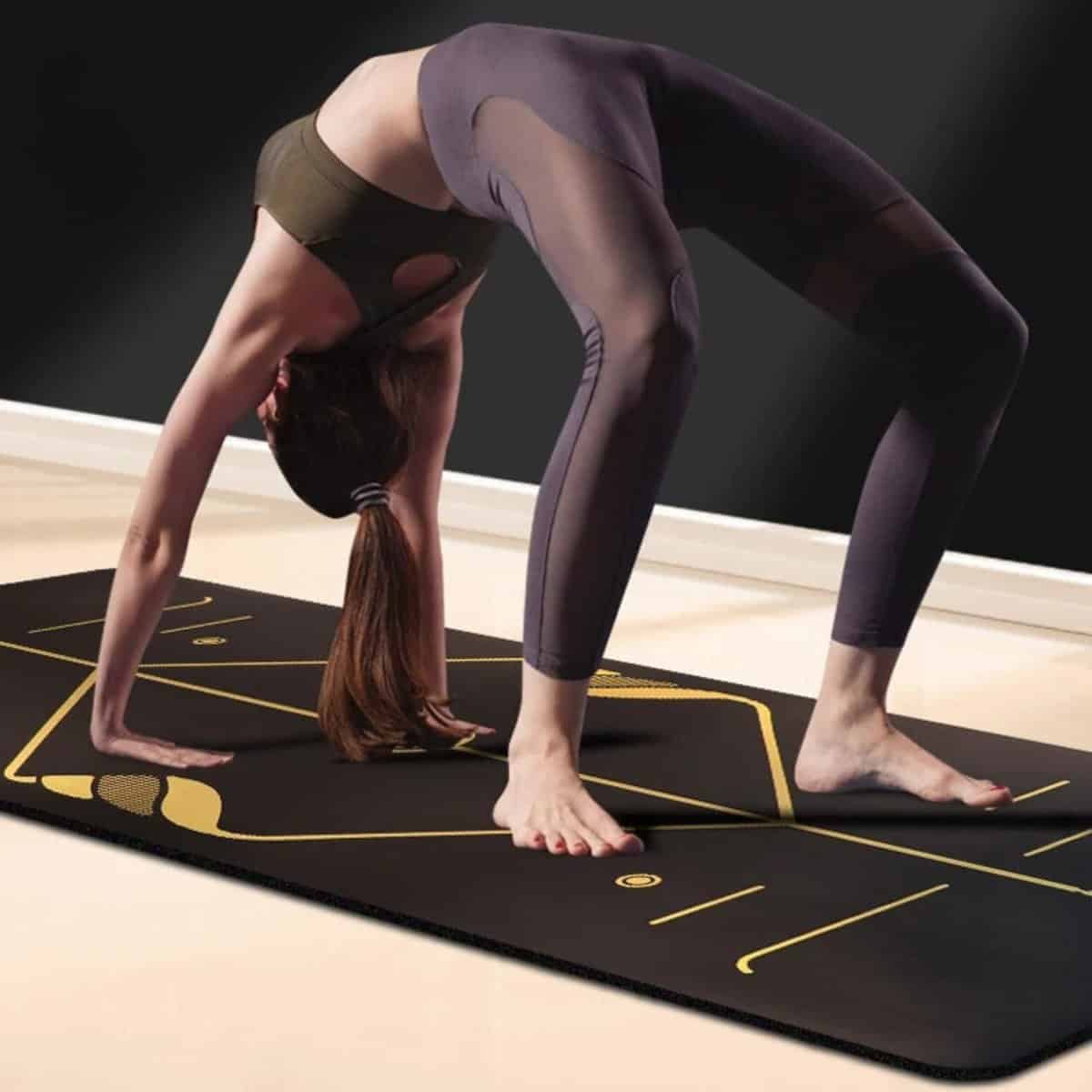 Tapis de gym en caoutchouc naturel Tapis de gym en caoutchouc naturel