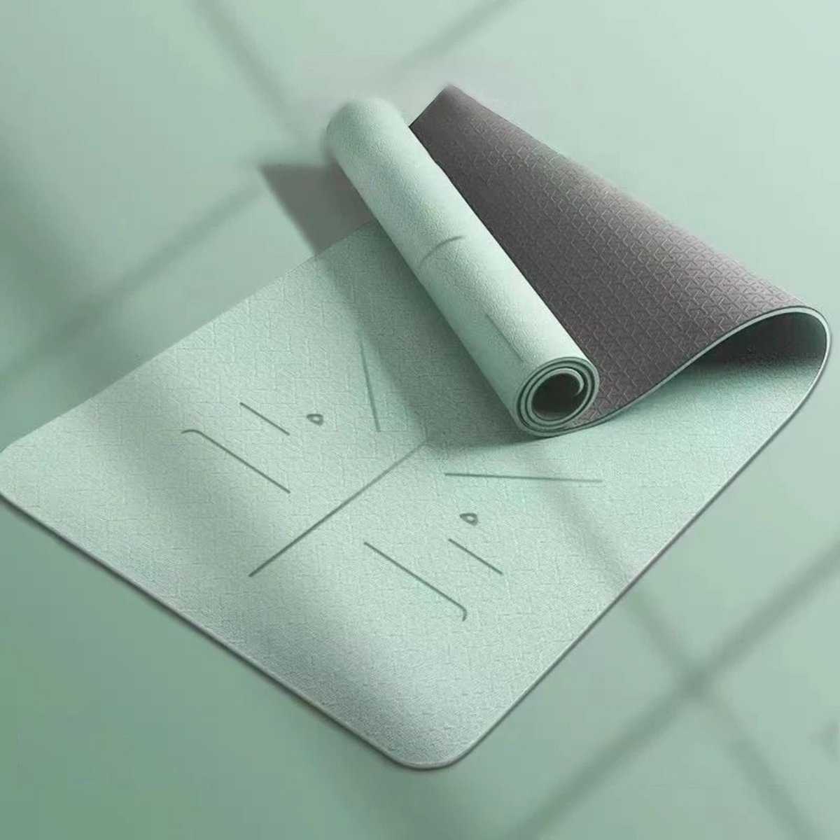 Tapis de yoga réversible et durable Tapis de yoga réversible et durable