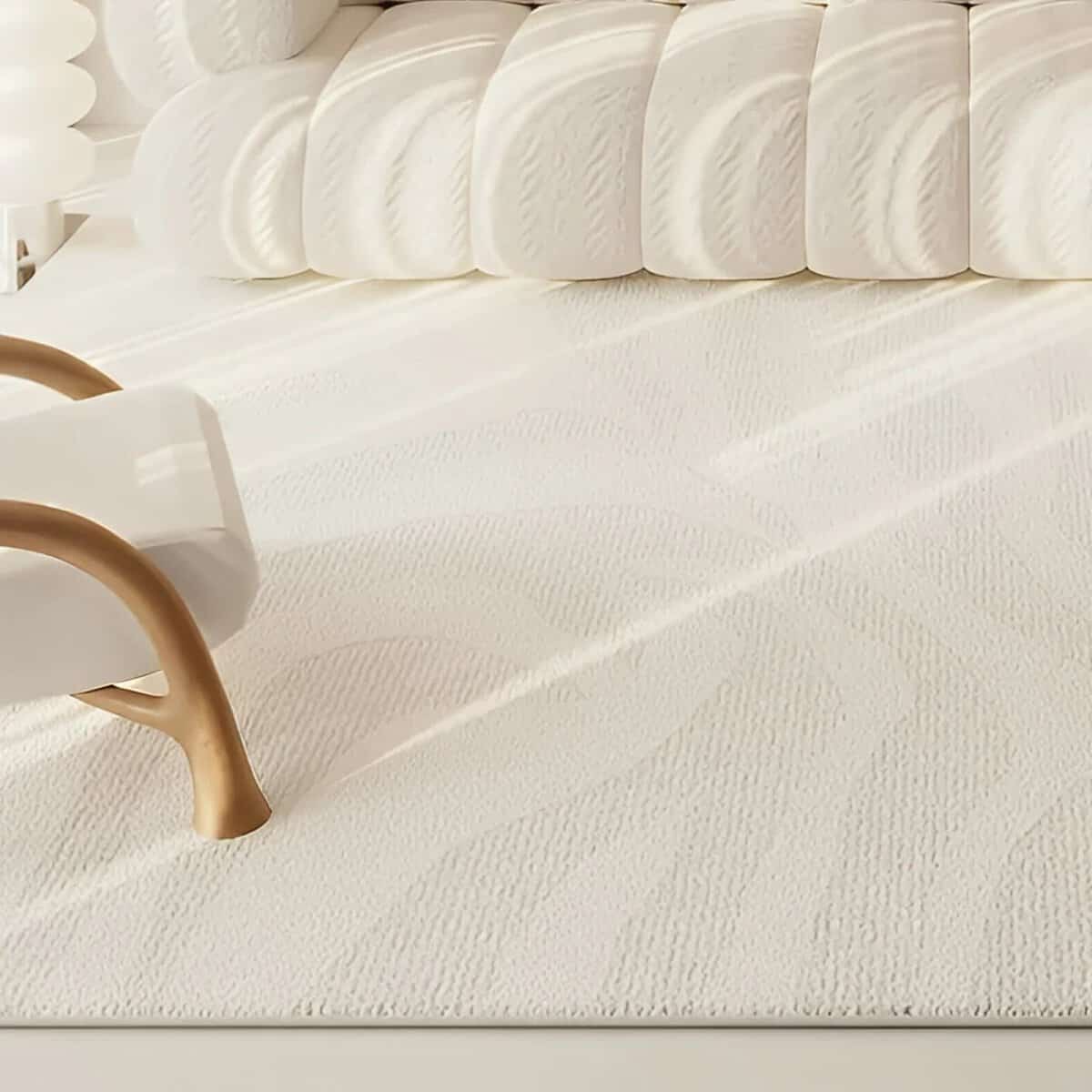 Tapis beige crème moderne à motif Tapis beige crème moderne à motif