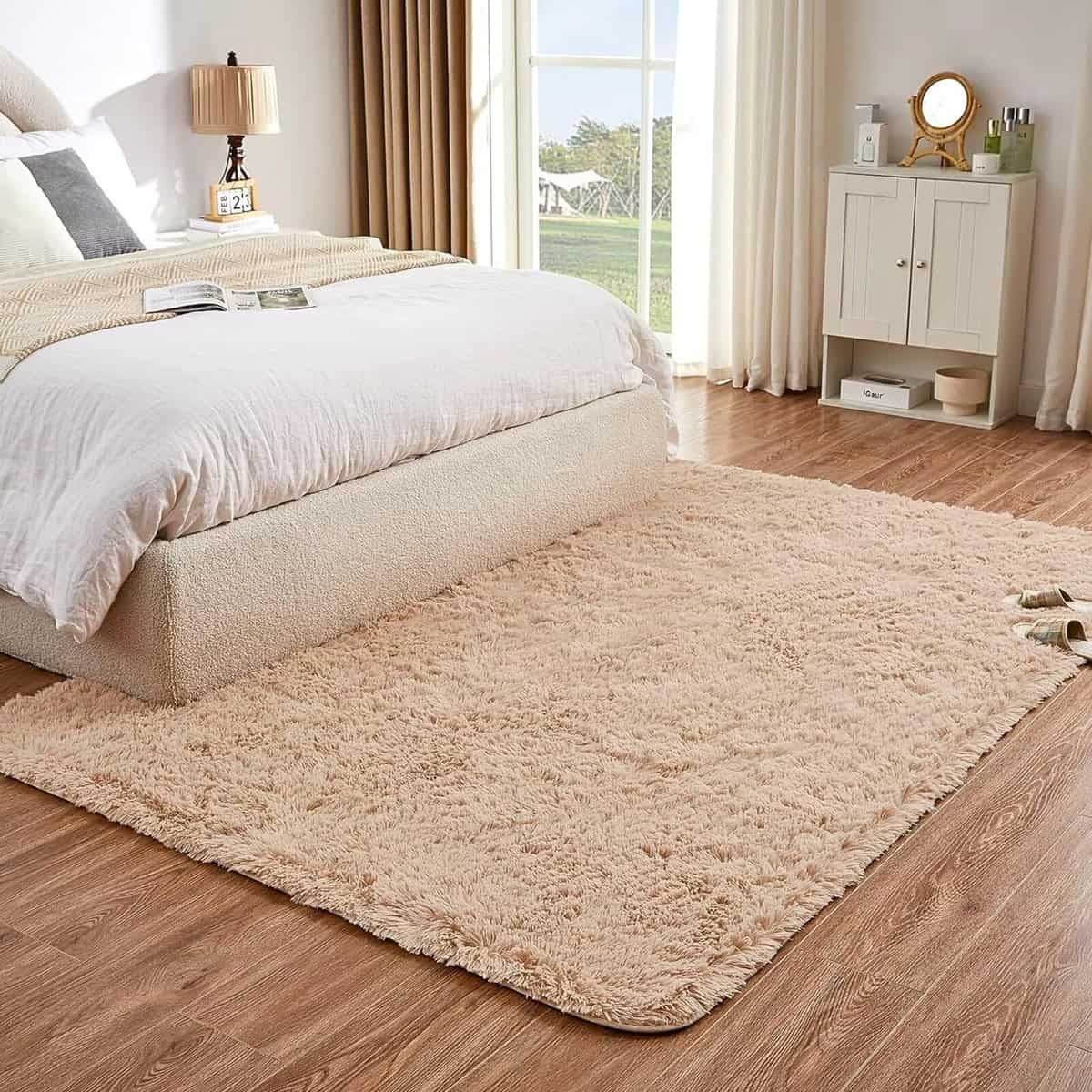 Tapis beige épais Tapis beige épais