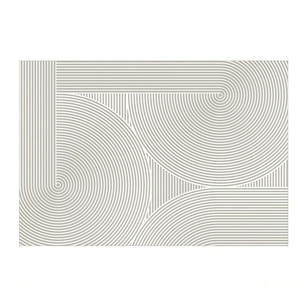 Tapis blanc moderne avec motifs géométriques Tapis blanc moderne avec motifs géométriques