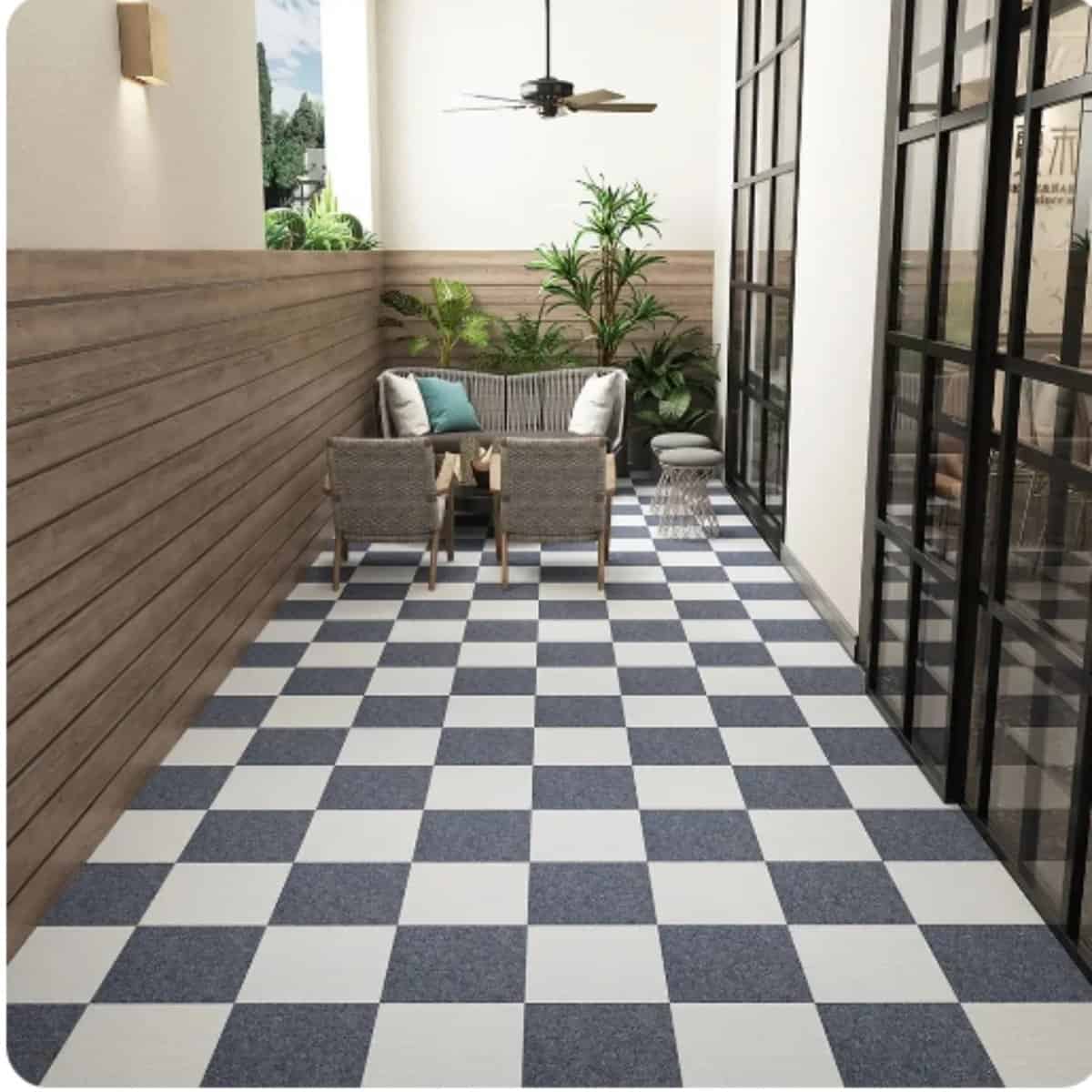 Tapis carré décoration intérieur 30 pièces Tapis carré décoration intérieur 30 pièces