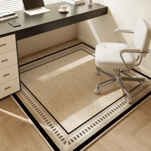 tapis carré aux motifs géométriques et floraux, parfait pour ajouter une touche élégante et chaleureuse à votre espace de travail. Disponible en nuances de beige, gris et marron, ce tapis est conçu pour offrir à la fois esthétique et fonctionnalité, avec des dimensions idéales pour divers espaces. Fabriqué avec des matériaux de haute qualité, il est durable et facile à entretenir, assurant une longue durée de vie et un maintien impeccable avec un simple nettoyage régulier. Ce tapis est un investissement durable pour ceux qui cherchent à allier style et praticité dans leur espace de travail.