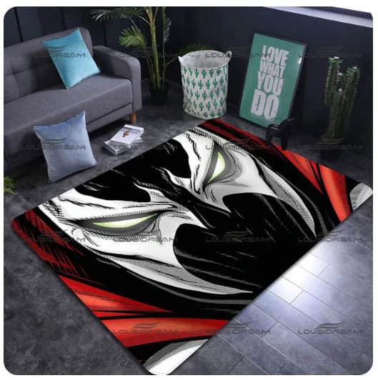 Tapis carré motif bande dessiné Tapis carré motif bande dessiné
