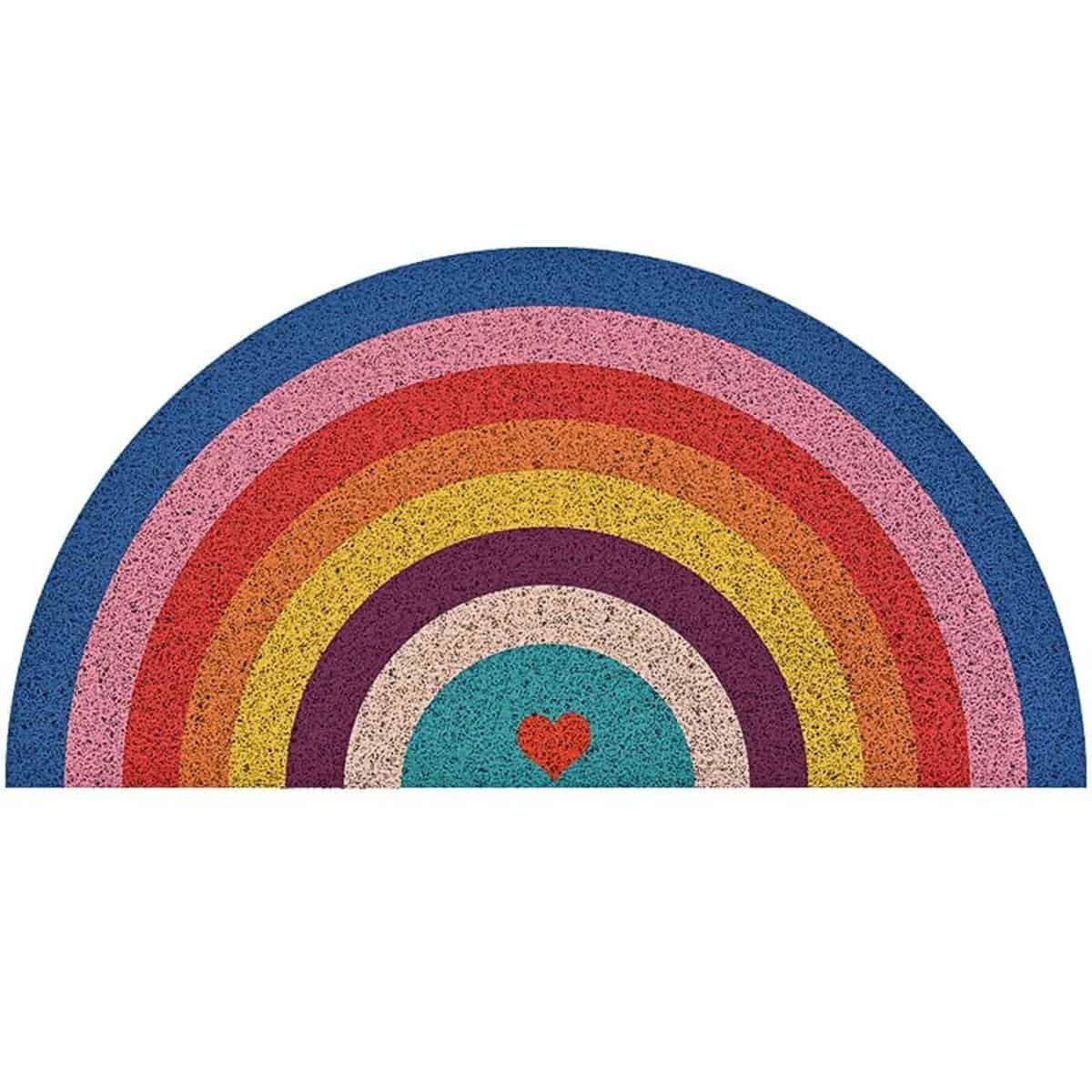 Tapis d'entrée motif arc-en-ciel Tapis d'entrée motif arc-en-ciel