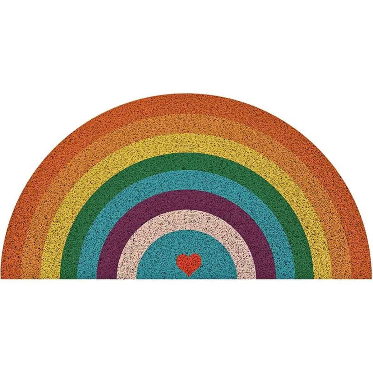 Tapis d'entrée motif arc-en-ciel Tapis d'entrée motif arc-en-ciel