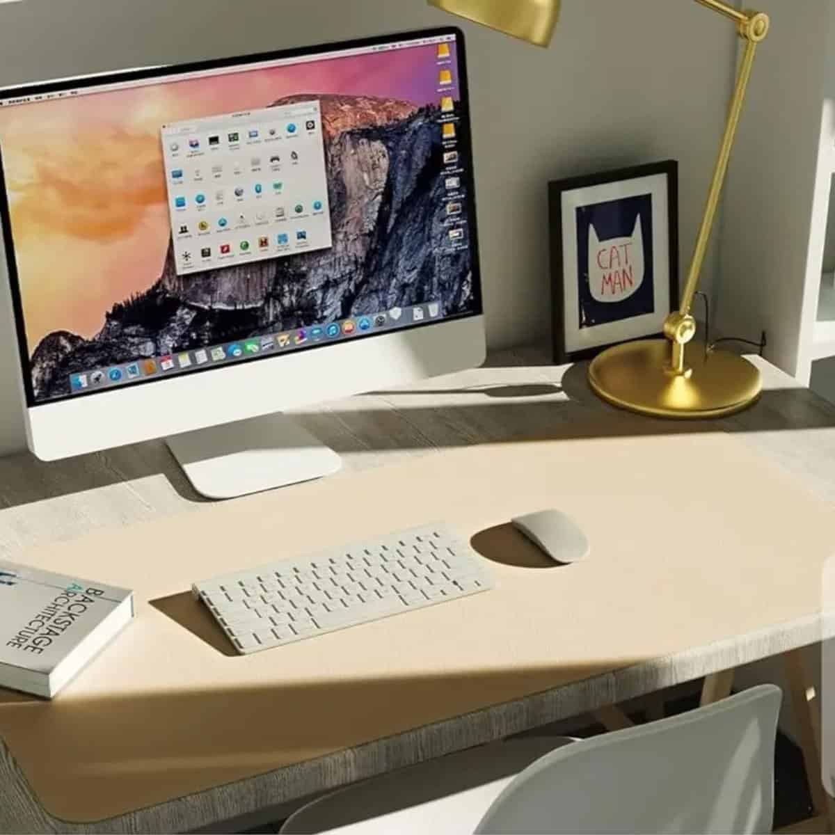Tapis de bureau double face Tapis de bureau double face