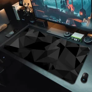 Ce tapis de bureau en caoutchouc noir allie design moderne et résistance exceptionnelle. Parfait pour protéger votre bureau, il offre une surface robuste qui résiste aux rayures, aux éclaboussures et à l'usure quotidienne.