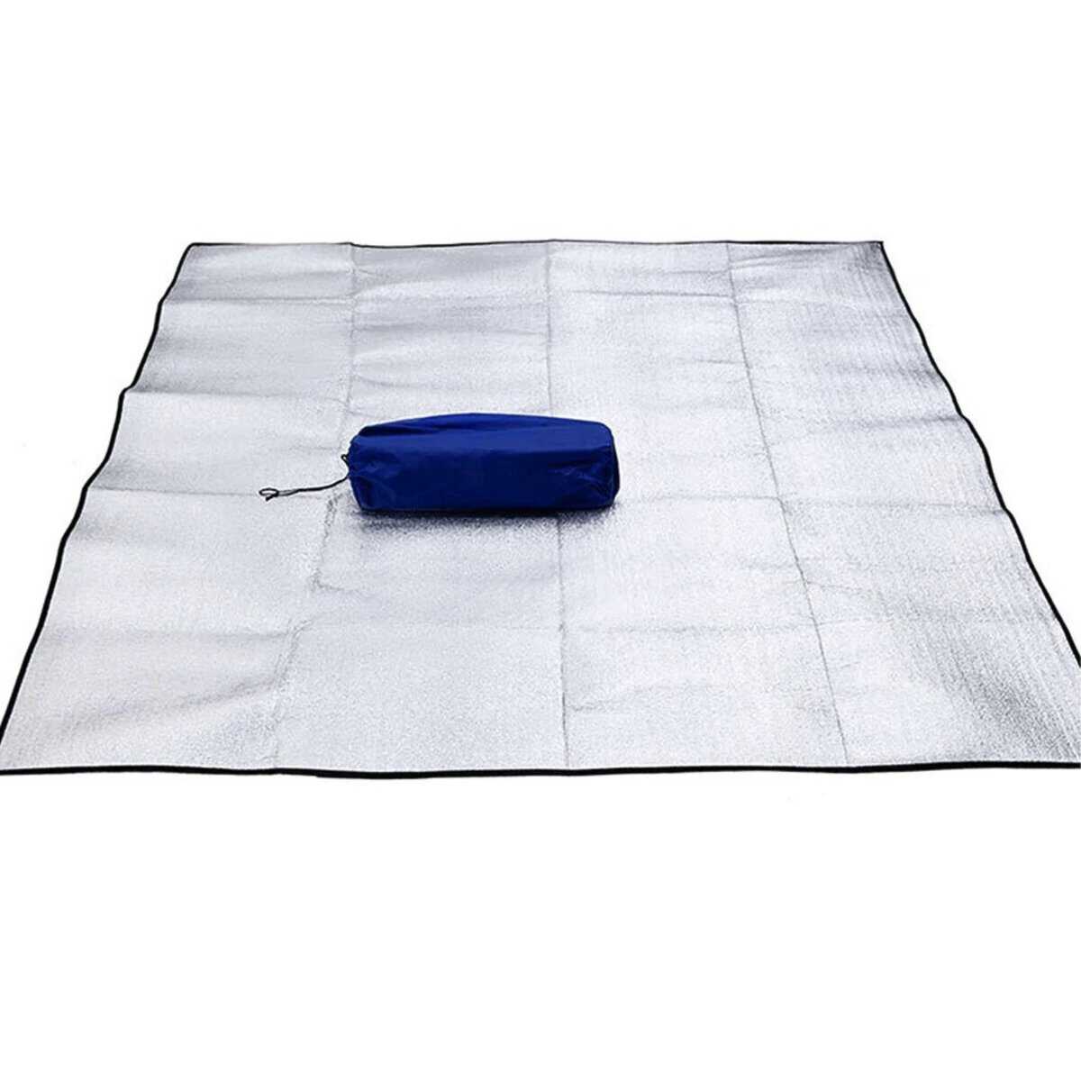 Tapis de sol camping imperméable en feuille d'aluminium Tapis de sol camping imperméable en feuille d'aluminium