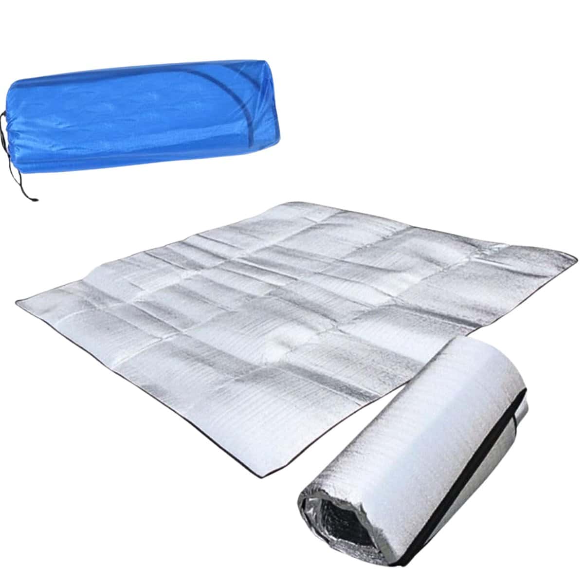 Tapis de sol camping imperméable en feuille d'aluminium Tapis de sol camping imperméable en feuille d'aluminium