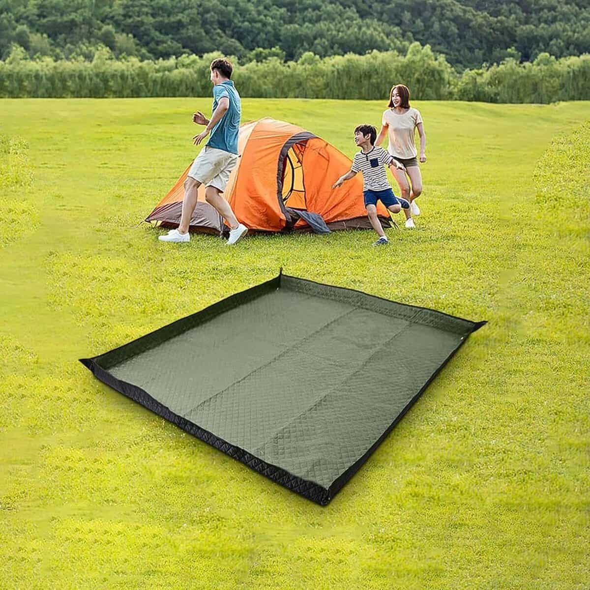 Tapis de sol camping imperméable et ergonomique Tapis de sol camping imperméable et ergonomique