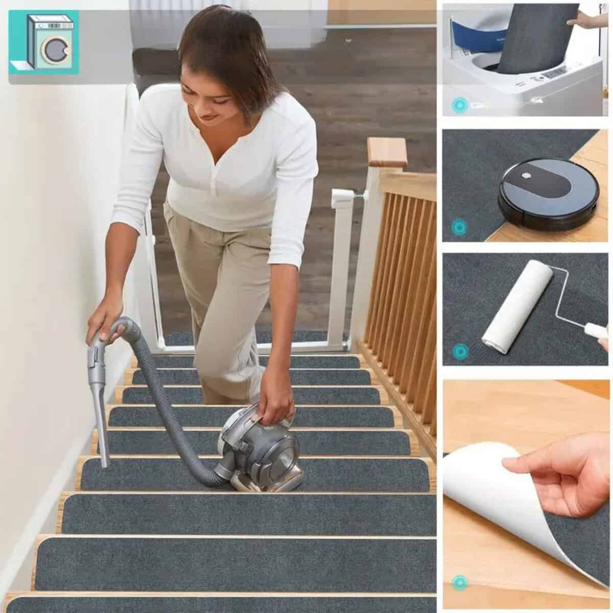 Tapis escalier gris Tapis escalier gris