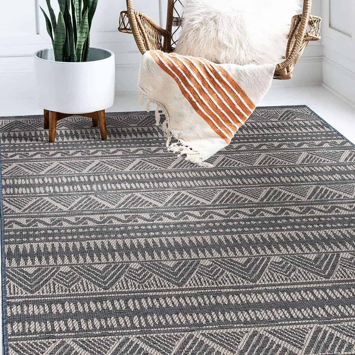 Tapis extérieur design géométrique Tapis extérieur design géométrique