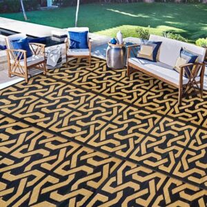 Tapis extérieur grand format. Design spacieux, durabilité résistante, entretien facile. Parfait pour terrasses et jardins avec style et confort.