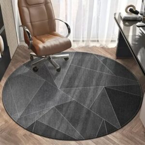 Ce tapis rond design géométrique excelle non seulement en style et en fonctionnalité, mais aussi en fiabilité et en conception robuste.