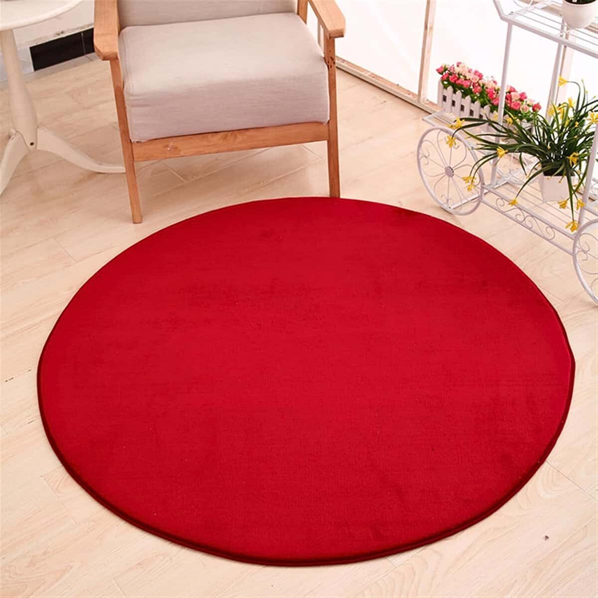 Tapis rond en velours Tapis rond en velours