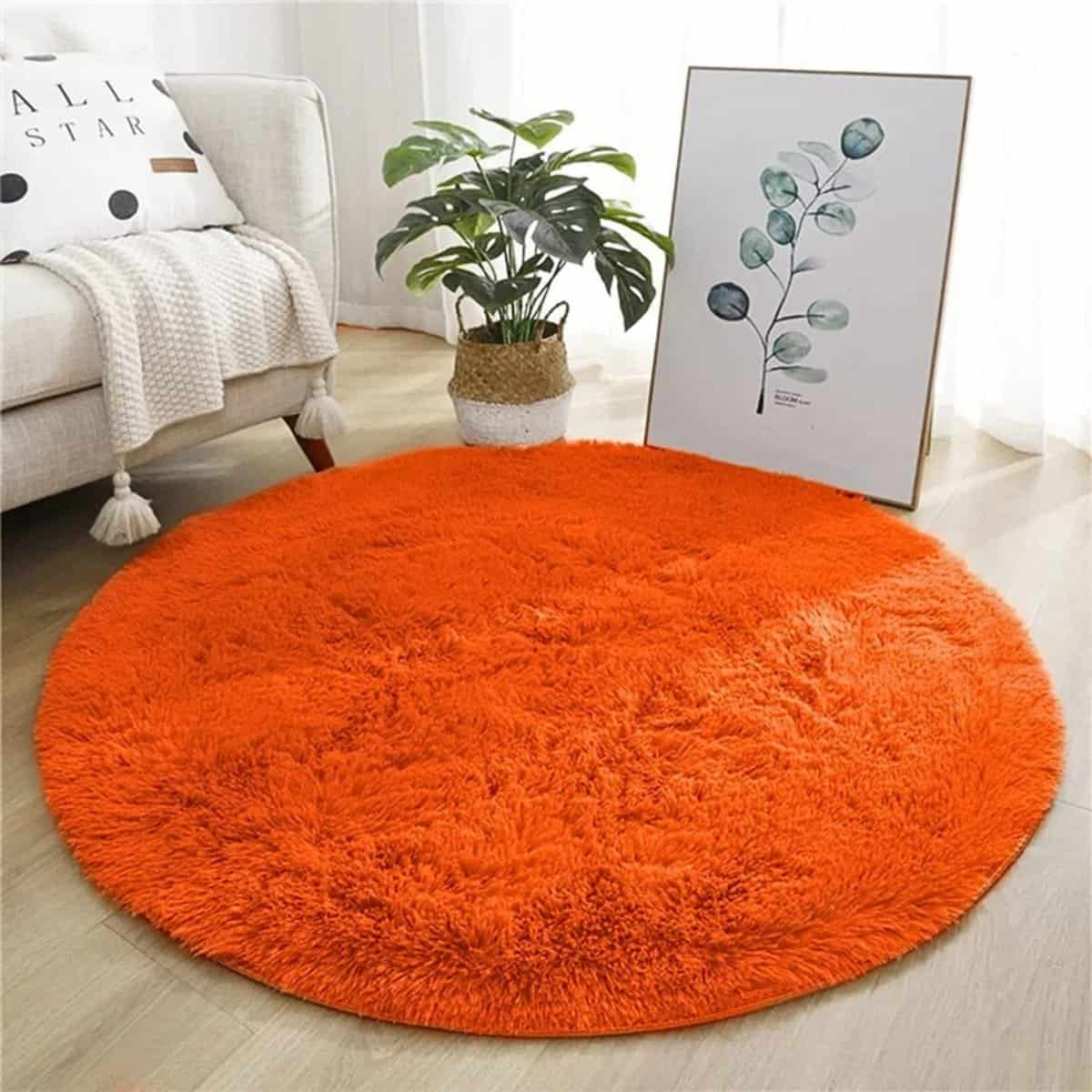 Tapis rond moelleux en peluche Découvrez notre tapis rond moelleux en peluche, synonyme de confort suprême et de douceur incomparable. Parfait pour ajouter une touche de luxe à votre espace de vie.