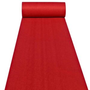 Tapis rouge long pour fête. Design glamour, confort accueillant, entretien facile et durabilité assurée. Idéal pour une entrée spectaculaire lors de vos événements.