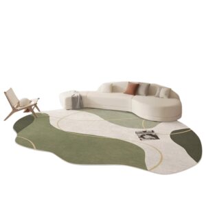 tapis scandinave, parfait pour ajouter une touche de modernité et d'élégance à votre intérieur. Ce tapis, avec son design organique et ses motifs subtils, transforme instantanément n'importe quelle pièce en un espace contemporain et accueillant. Idéal pour les salons, chambres et espaces de détente, il combine esthétique scandinave et fonctionnalité supérieure.