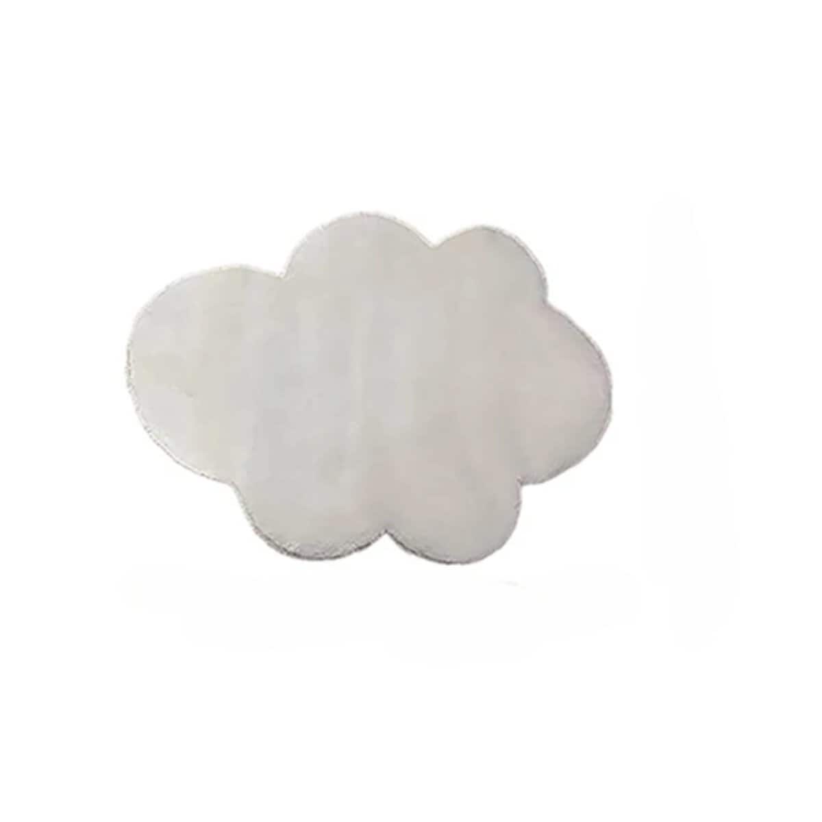 Tapis scandinave peluche en forme de nuage Tapis scandinave peluche en forme de nuage