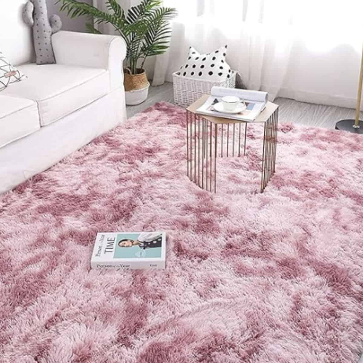 Tapis scandinave style fourrure épaisse Tapis scandinave style fourrure épaisse