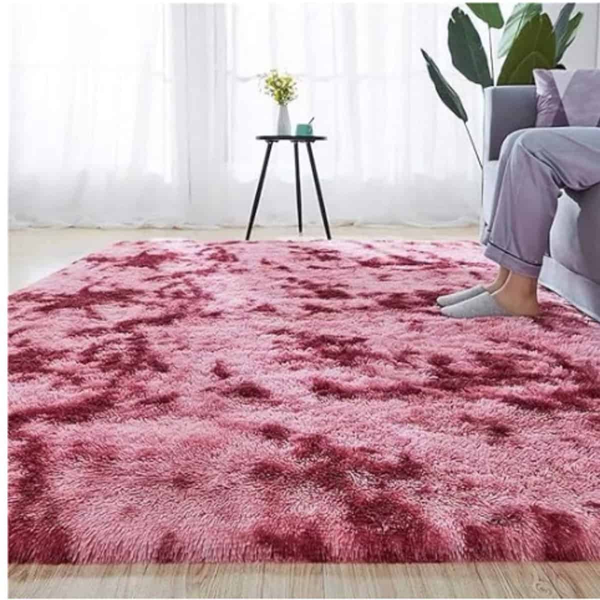 Tapis scandinave style fourrure épaisse Tapis scandinave style fourrure épaisse