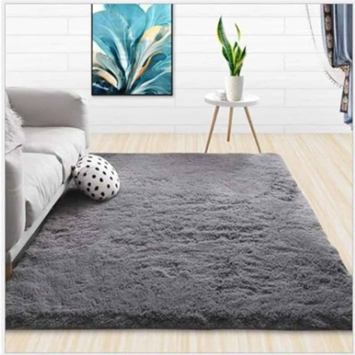 Tapis scandinave style fourrure épaisse Tapis scandinave style fourrure épaisse