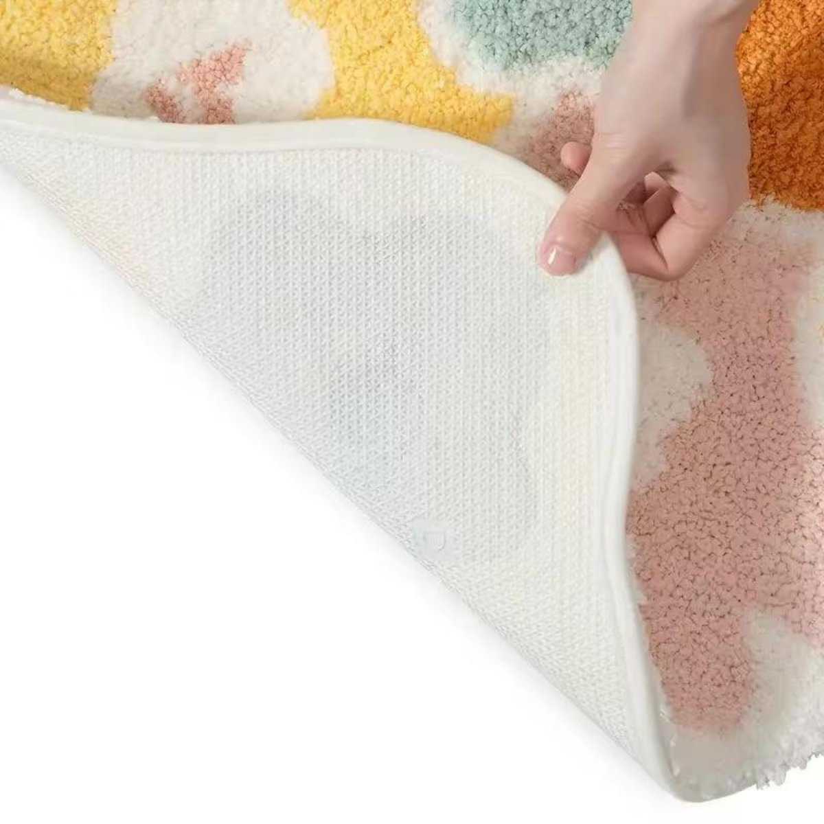 Tapis de fleurs antidérapant et absorbant Tapis de fleurs antidérapant et absorbant