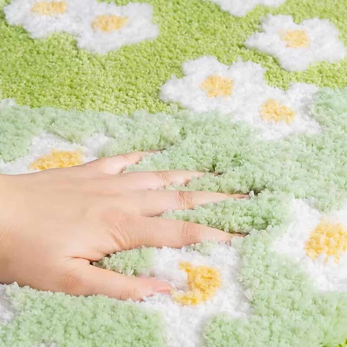 Tapis de fleurs doux et moelleux Tapis de fleurs doux et moelleux