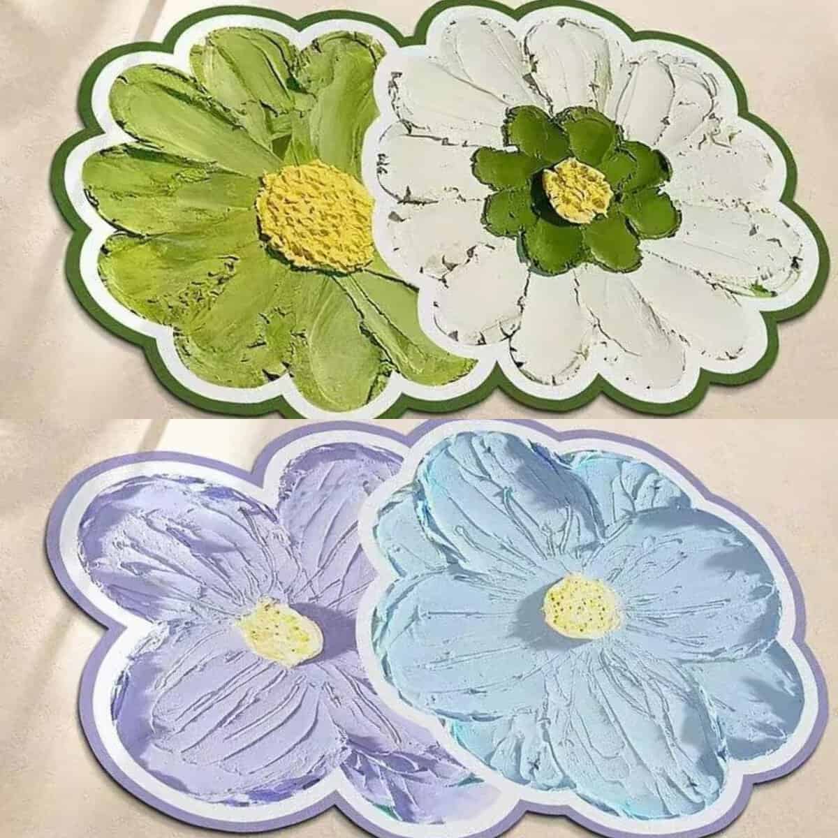 Tapis de fleurs long et absorbant Tapis de fleurs long et absorbant