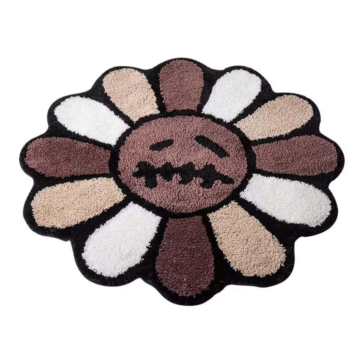 Tapis de fleurs rétro Tapis de fleurs rétro